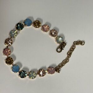 Elegant Multicolor Crystal Bracelet